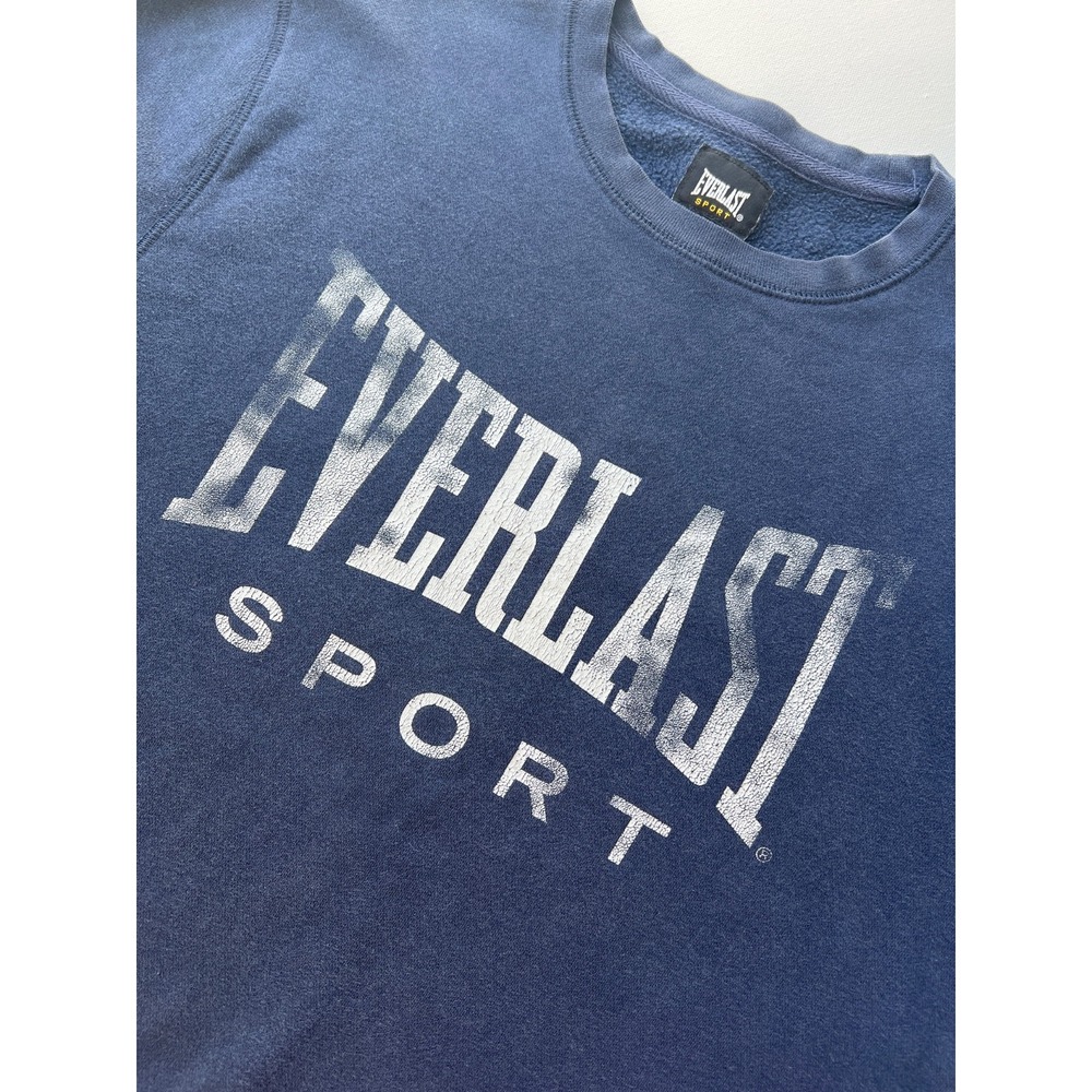 Everlast Sport Crewneck Sweatshirt Mens S Navy Blue Pullover Athletic Top